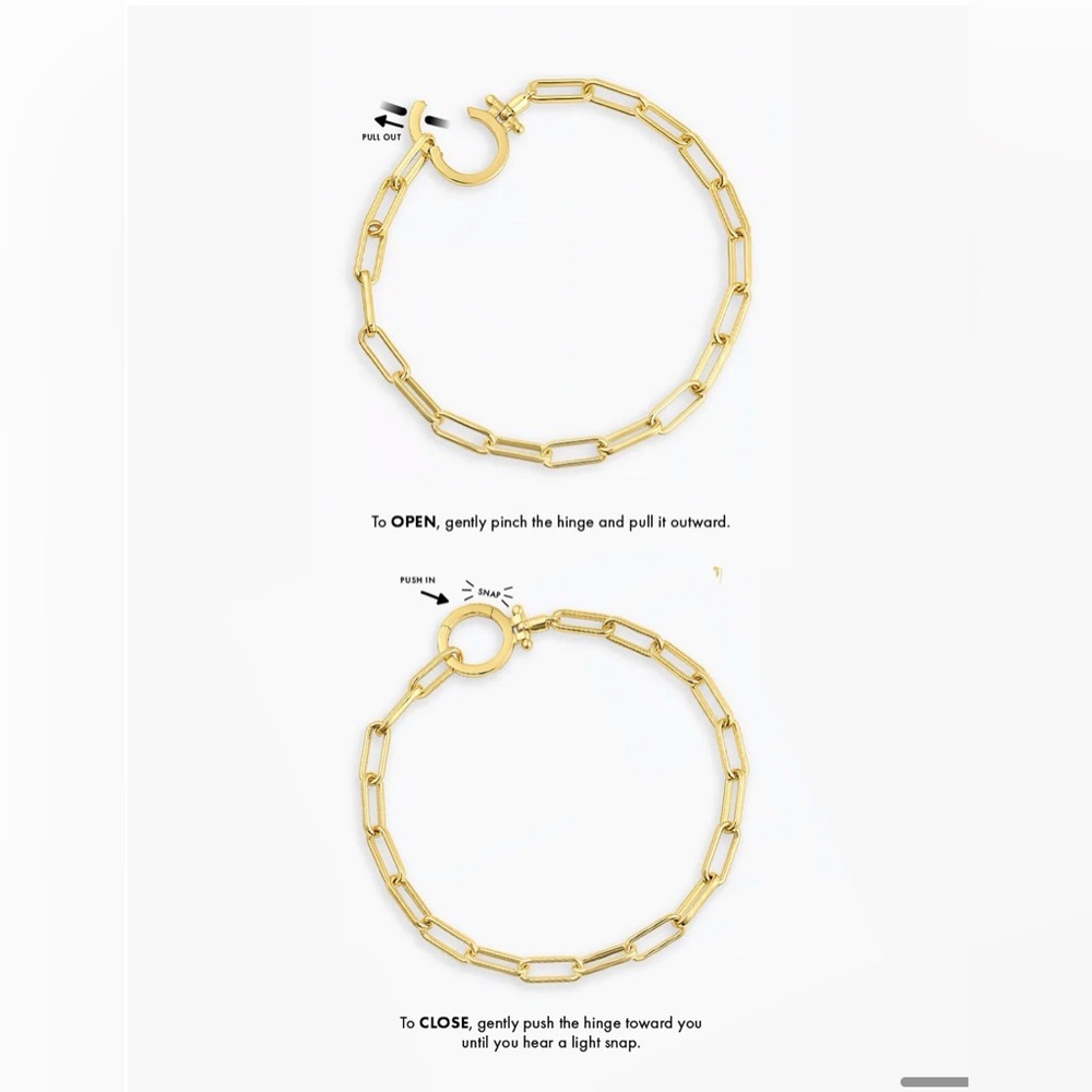 Gorjana Parker 18k Gold Plated Bracelet with Charms - Picture 8 of 8